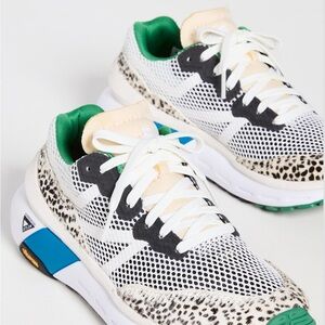 Brandblack Specter SC 2.0 Sneakers beige, white, green, blue & animal print. S36